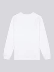 Wrangler White Boys Long Sleeve Tubular 100% Cotton T-Shirt - Image 2 of 3