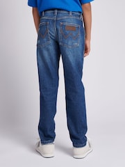 Wrangler Blue Chrome Straight Fit Boys Jeans - Image 3 of 7