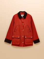Joules Katherine Burnt Orange Waterproof Heritage Coat - Image 12 of 12