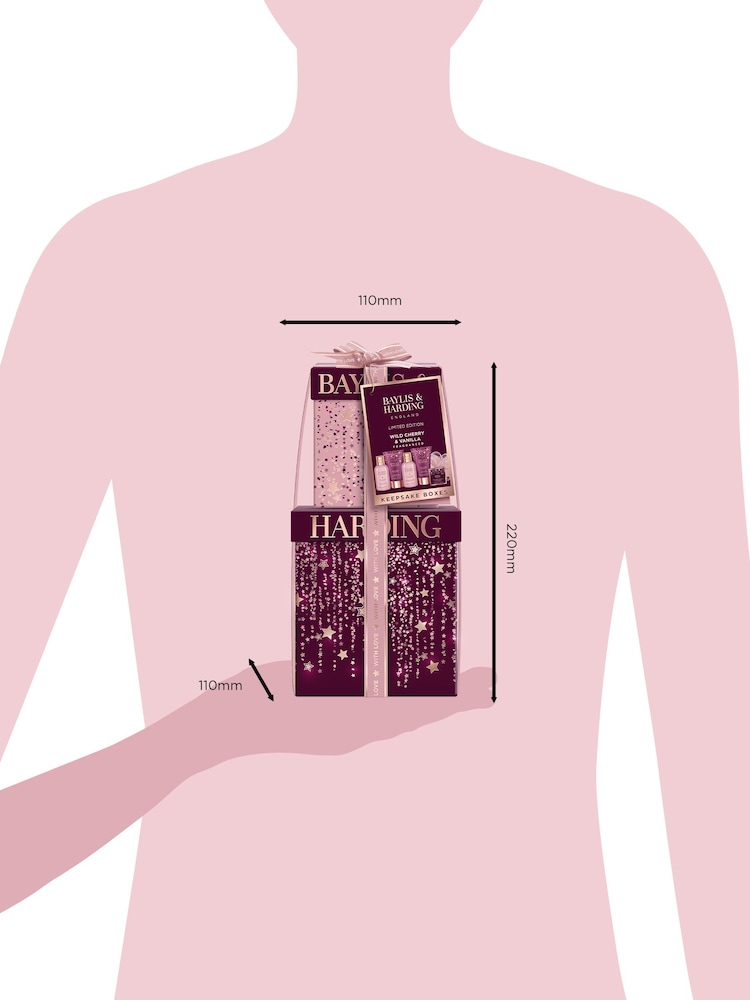 Baylis & Harding Wild Cherry & Vanilla Luxury Pamper Present Gift Set - Image 5 of 5 Baylis & Harding Wild Cherry & Vanilla Luxury Pamper Present Gift Set - Image 5 of 5