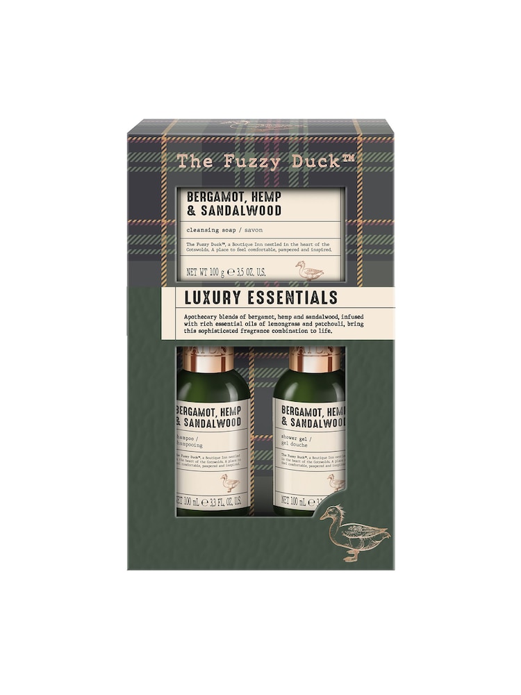 Baylis & Harding The Fuzzy Duck Bergamot Hemp Sandalwood Luxury Essentials Gift Set - Image 1 of 5 Baylis & Harding The Fuzzy Duck Bergamot Hemp Sandalwood Luxury Essentials Gift Set - Image 1 of 5