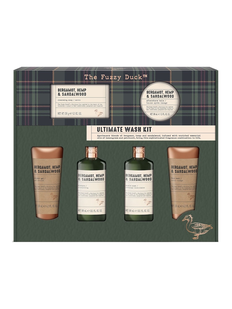 Baylis & Harding The Fuzzy Duck Bergamot Hemp  Sandalwood Ultimate Wash Kit Gift Set - Image 1 of 5