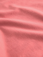 Pink Coral Regular Fit Essential Crew Neck Cotton T-Shirt - Image 8 of 8