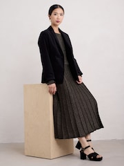 Seasalt Cornwall Black Glass Stem Sparkly Knitted Dress - Image 3 of 5