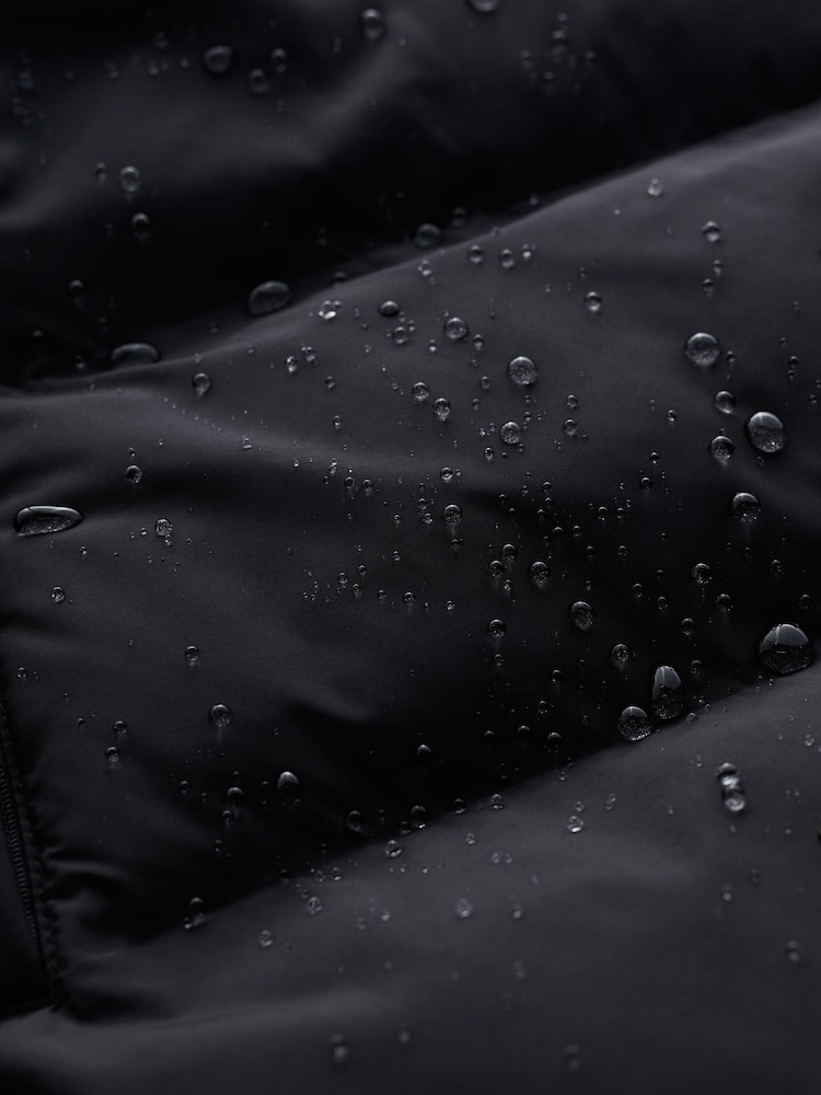 Seasalt Cornwall Black Holywell Bay Waterproof Coat - Image 5 of 5