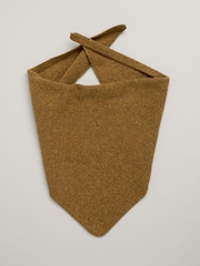 Seasalt Cornwall Yellow Wild Bilberry Knitted Triangle Scarf - Image 6 of 7