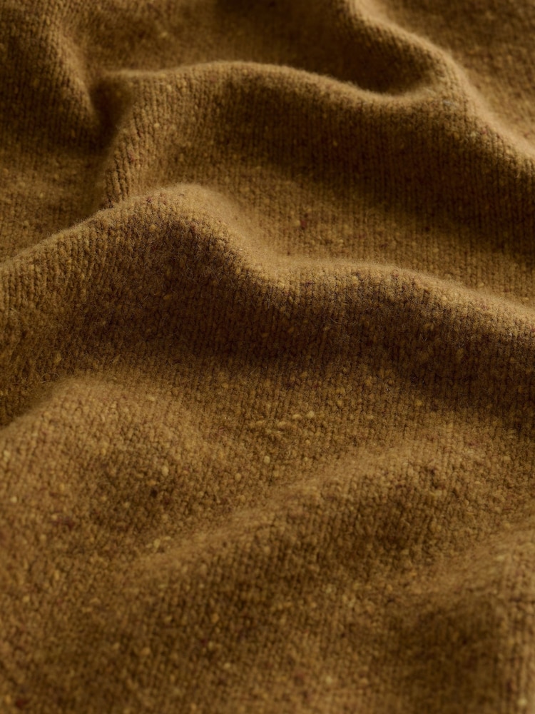 Seasalt Cornwall Yellow Wild Bilberry Knitted Triangle Scarf - Image 7 of 7