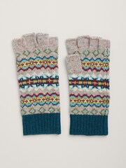 Seasalt Cornwall Blue Mathey Mittens - Image 1 of 2
