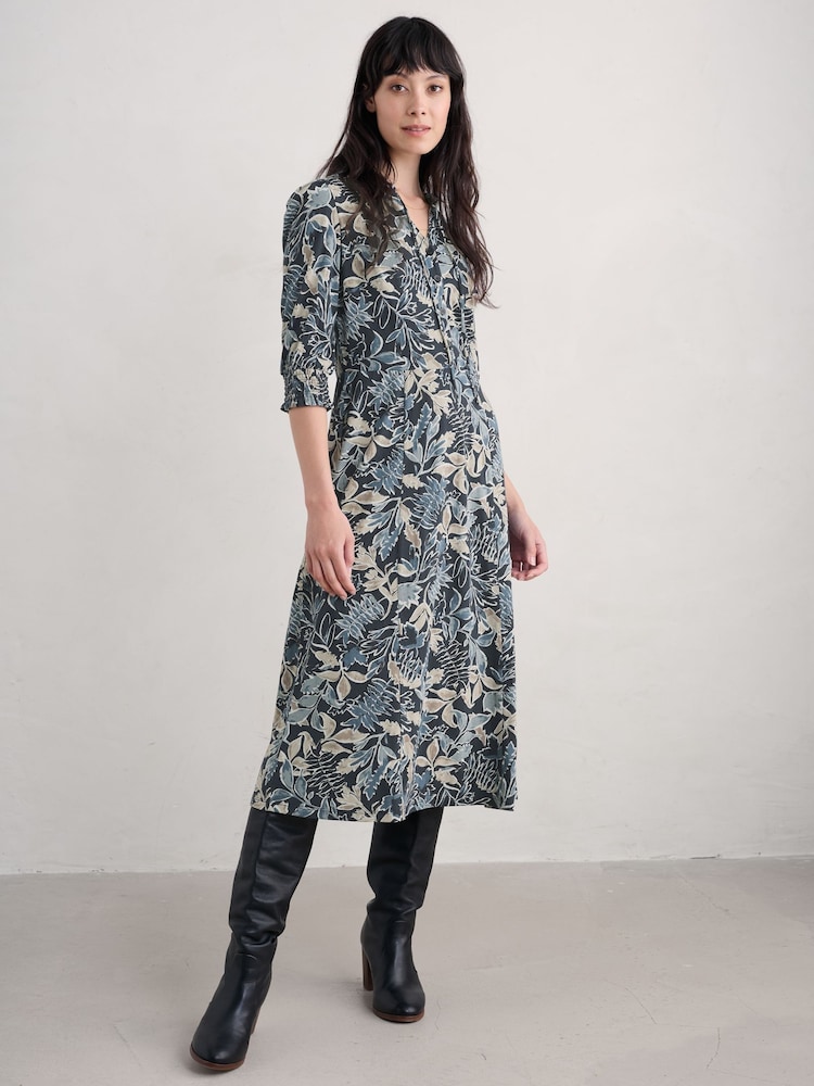 Seasalt Cornwall Blue Foxtrot Dress - Image 1 of 5