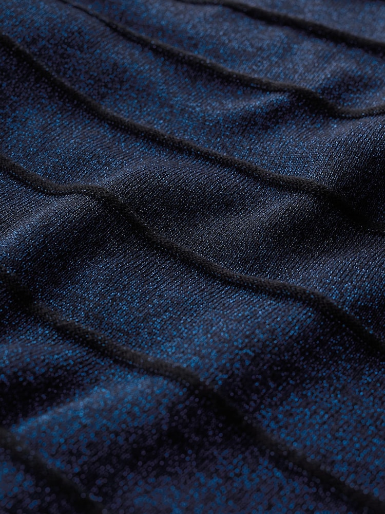 Seasalt Cornwall Blue Glass Stem Sparkly Knitted Dress - Image 5 of 5 Seasalt Cornwall Blue Glass Stem Sparkly Knitted Dress - Image 5 of 5