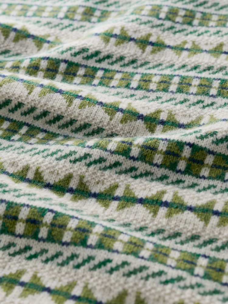 Seasalt Cornwall Green Lemon Porch Fairisle Pattern Knitted Vest - Image 9 of 9 Seasalt Cornwall Green Lemon Porch Fairisle Pattern Knitted Vest - Image 9 of 9