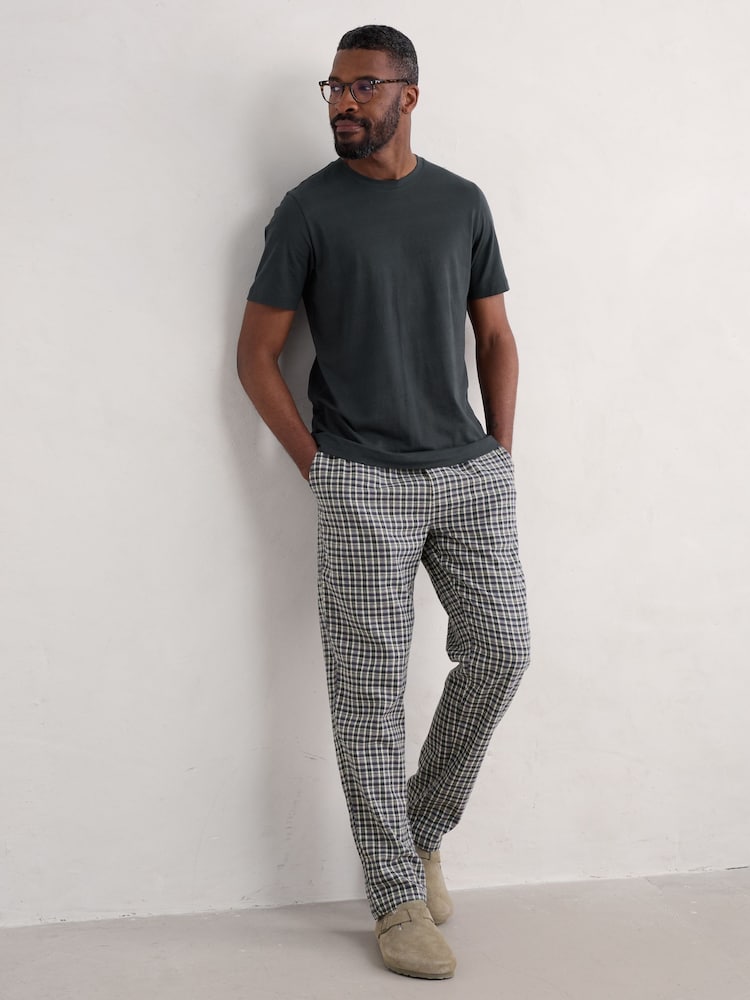 Seasalt Cornwall Black Mens Trevothen Short Sleeve Pyjama Set - Image 1 of 5