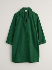 Seasalt Cornwall Green 100% Organic Cotton Lavethan Collared Corduroy Tunic - Image 4 of 5