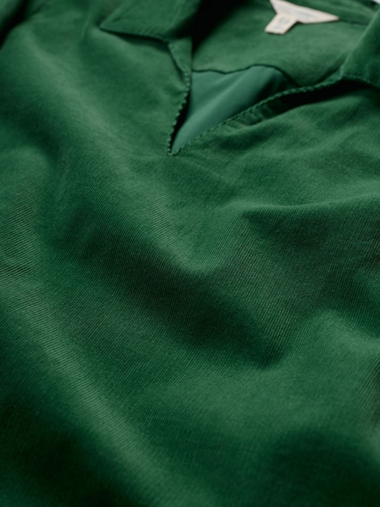 Seasalt Cornwall Green 100% Organic Cotton Lavethan Collared Corduroy Tunic - Image 5 of 5 Seasalt Cornwall Green 100% Organic Cotton Lavethan Collared Corduroy Tunic - Image 5 of 5
