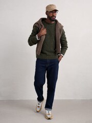 Seasalt Cornwall Green Mens Bizen Jumper - Image 3 of 5