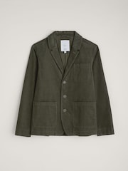 Seasalt Cornwall Green Mens Plantsman Cord Blazer - Image 4 of 5