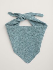 Seasalt Cornwall Blue Wild Bilberry Knitted Triangle Scarf - Image 1 of 5