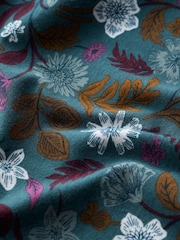 Seasalt Cornwall Woodblock Bloom Dusky Jade Wreathe Jersey Tunic - Image 5 of 5
