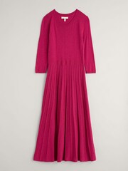 Seasalt Cornwall Pink Petite Folk Song Knitted Midi Dress - Image 4 of 5