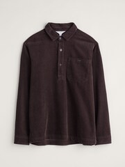 Seasalt Cornwall Brown Mens 100% Organic Cotton Arrowhead Shirt - Image 4 of 5