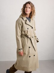Seasalt Cornwall Penweathers Waterproof Trench 100% Cotton Coat - Imagen 3 de 8