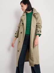 Seasalt Cornwall Penweathers Waterproof Trench 100% Cotton Coat - Imagen 5 de 8