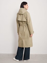 Seasalt Cornwall Penweathers Waterproof Trench 100% Cotton Coat - Imagen 6 de 8