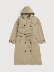 Seasalt Cornwall Penweathers Waterproof Trench 100% Cotton Coat - Imagen 7 de 8