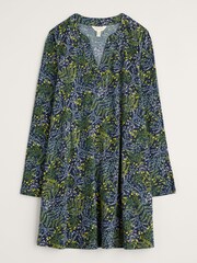 Seasalt Cornwall Pressed Fern Maritime Wreathe Jersey Tunic - Image 4 of 5