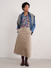 Seasalt Cornwall Appletree 3/4 Sleeve Top - Image 3 of 5