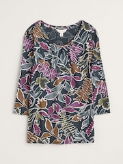 Seasalt Cornwall Appletree 3/4 Sleeve Top - Image 4 of 5