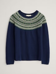 Seasalt Cornwall Blue Bucks Horn Jumper - Image 4 of 5