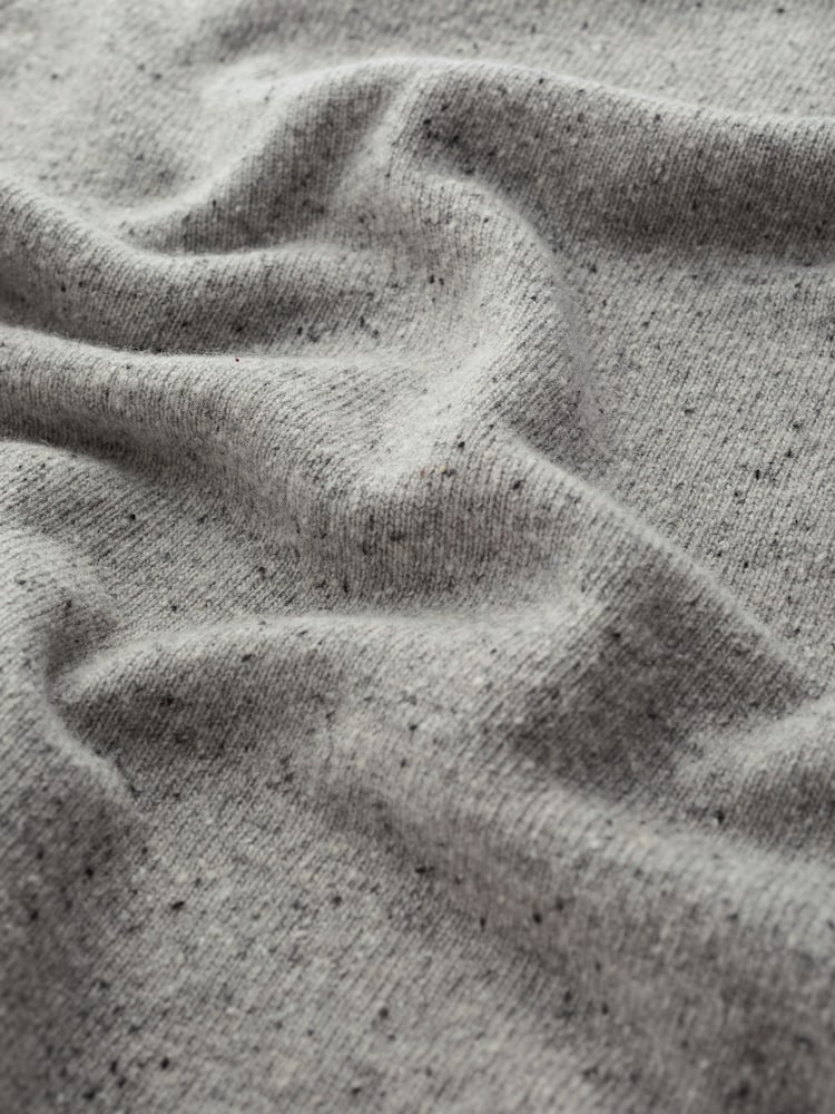 Seasalt Cornwall Grey Mens Fitcher Knitted Jumper - Image 5 of 5 Seasalt Cornwall Grey Mens Fitcher Knitted Jumper - Image 5 of 5