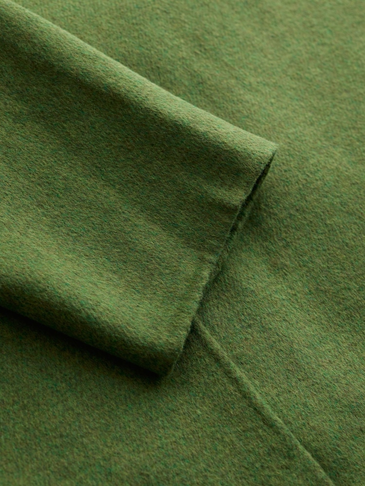 Seasalt Cornwall Green Pensilva Wool Blend Coat - Image 5 of 5