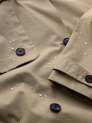 Seasalt Cornwall Natural Penweathers Waterproof Trench 100% Cotton Coat - Image 5 of 5