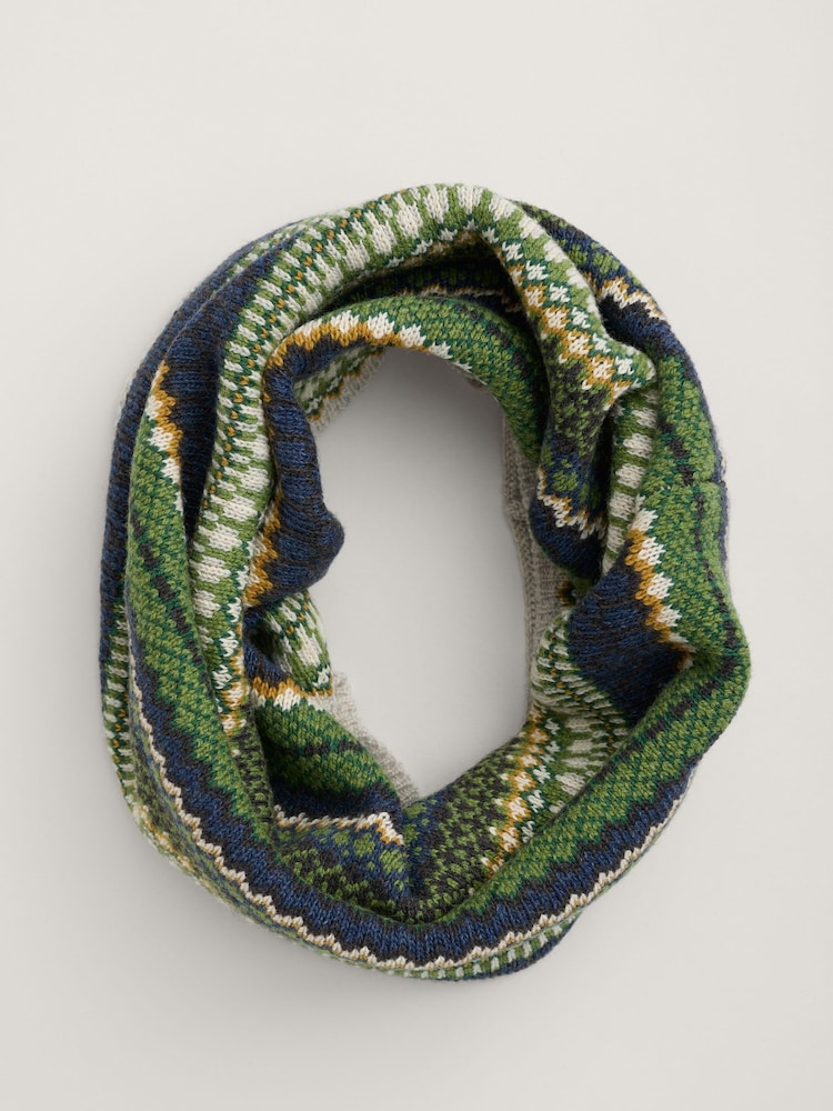 Seasalt Cornwall Green Touchstone Snood - Image 1 of 3 Seasalt Cornwall Green Touchstone Snood - Image 1 of 3