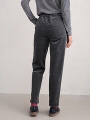 Seasalt Cornwall Grey Crackington Tapered Trousers - Image 2 of 5