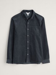 Seasalt Cornwall Blue Mens Cannis Cord Shirt - Image 4 of 5