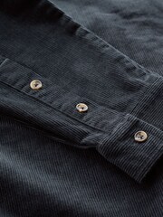Seasalt Cornwall Blue Mens Cannis Cord Shirt - Image 5 of 5