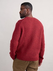 Seasalt Cornwall Red Mens Bizen Jumper - Image 2 of 5