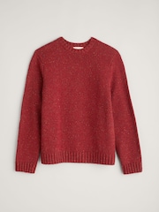 Seasalt Cornwall Red Mens Bizen Jumper - Image 4 of 5