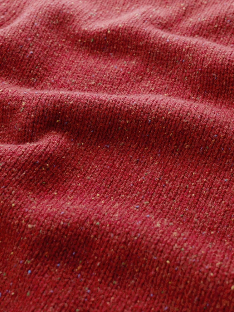 Seasalt Cornwall Red Mens Bizen Jumper - Image 5 of 5