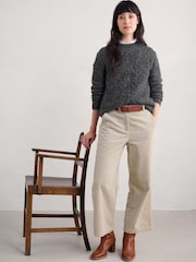Seasalt Cornwall Grey Sand Thistle Jumper - Image 3 of 5