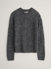 Seasalt Cornwall Grey Sand Thistle Jumper - Image 4 of 5