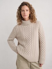 Seasalt Cornwall Natural Pine Forest Jumper - Image 1 of 5