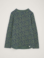 Seasalt Cornwall Green Shore Sighting Reversible Top - Image 4 of 5