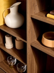 MADE.COM Dark Walnut Effect Kaci Shelving Unit - Image 3 of 4