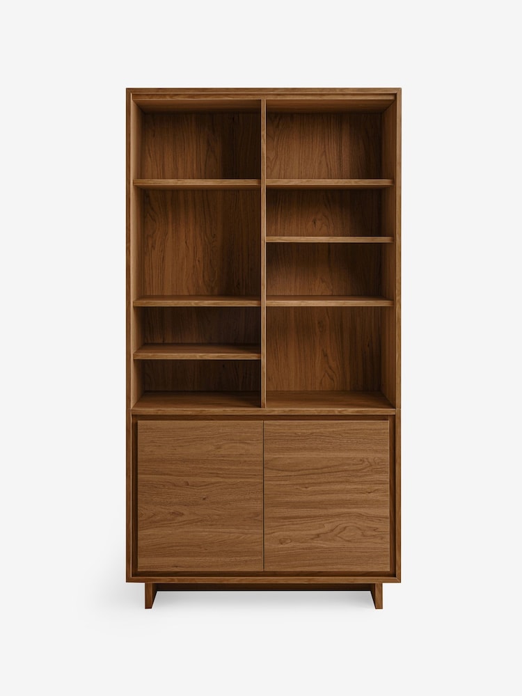 MADE.COM Dark Walnut Effect Kaci Shelving Unit - Image 6 of 6