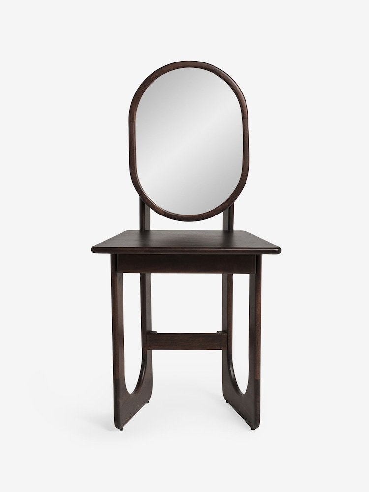 MADE.COM Dark Brown Arlo Console Dressing Table - Image 6 of 6