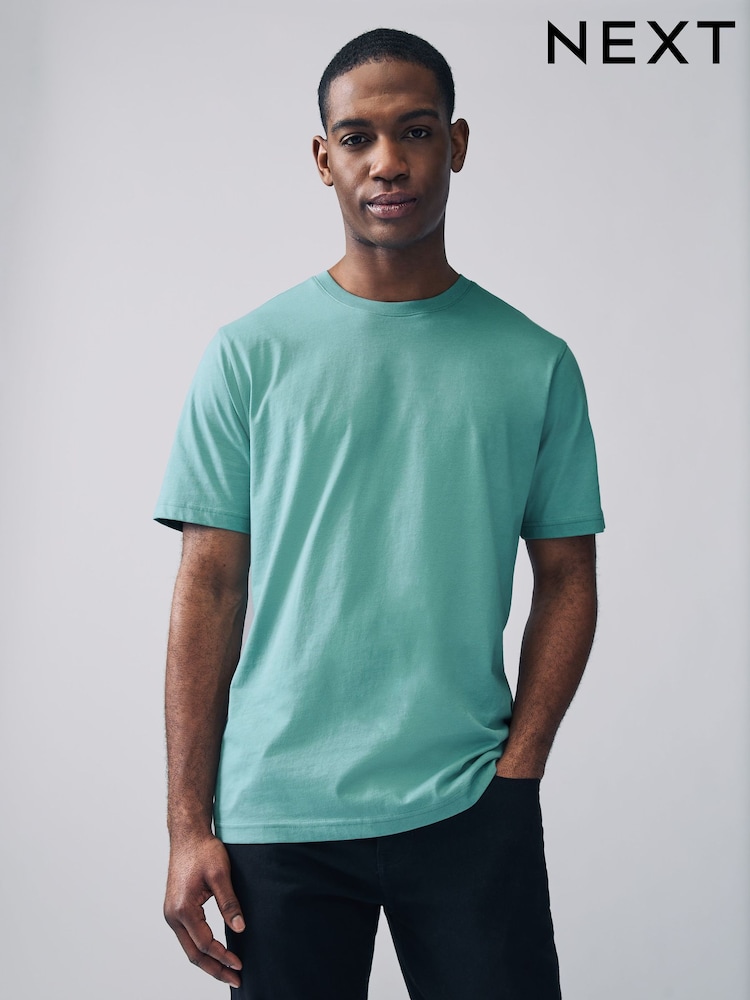 T Shirt vert Tommy Hilfiger homme logo brodé